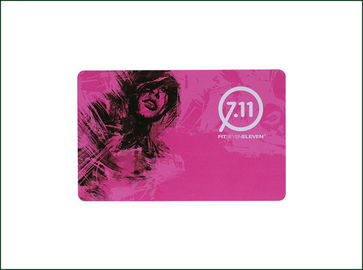 Κάρτα PVC τύπων μη επαφών με το τσιπ, τυπωμένη συνήθεια στιλπνή επιφάνεια καρτών RFID