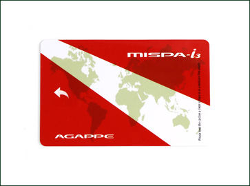Βασικές κάρτες ελέγχου προσπέλασης RFID, κάρτα 0.76mm 13,56 MHZ RFID πάχος