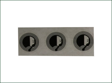 Στρογγυλές συγκολλητικές αυτοκόλλητες ετικέττες 4 εκτύπωση όφσετ χρώματος ISO συνήθειας NFC υποχωρητική