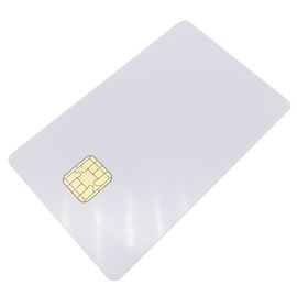 Έξυπνη κάρτα επαφών RFID του ISO 7816 CR80 με την κάρτα τσιπ SLE4442 FM4442