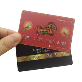 Πλήρεις χρώματος κάρτες δώρων PVC πλαστικές, κάρτα ιδιότητας μέλους στο τυποποιημένο μέγεθος CR80/30mil