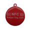 Ετικέττα δίσκων HF NFC NFC213 RFID, κώδικας QR και URL που κωδικοποιούν την ετικέττα RFID Pet