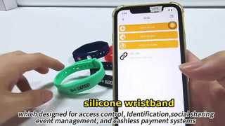 βραχιολάκι σιλικόνης rfid